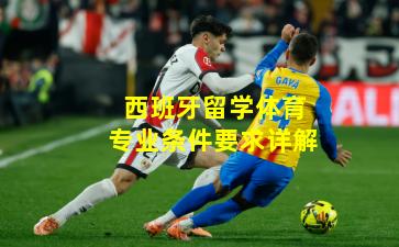 西班牙留学体育专业条件要求详解